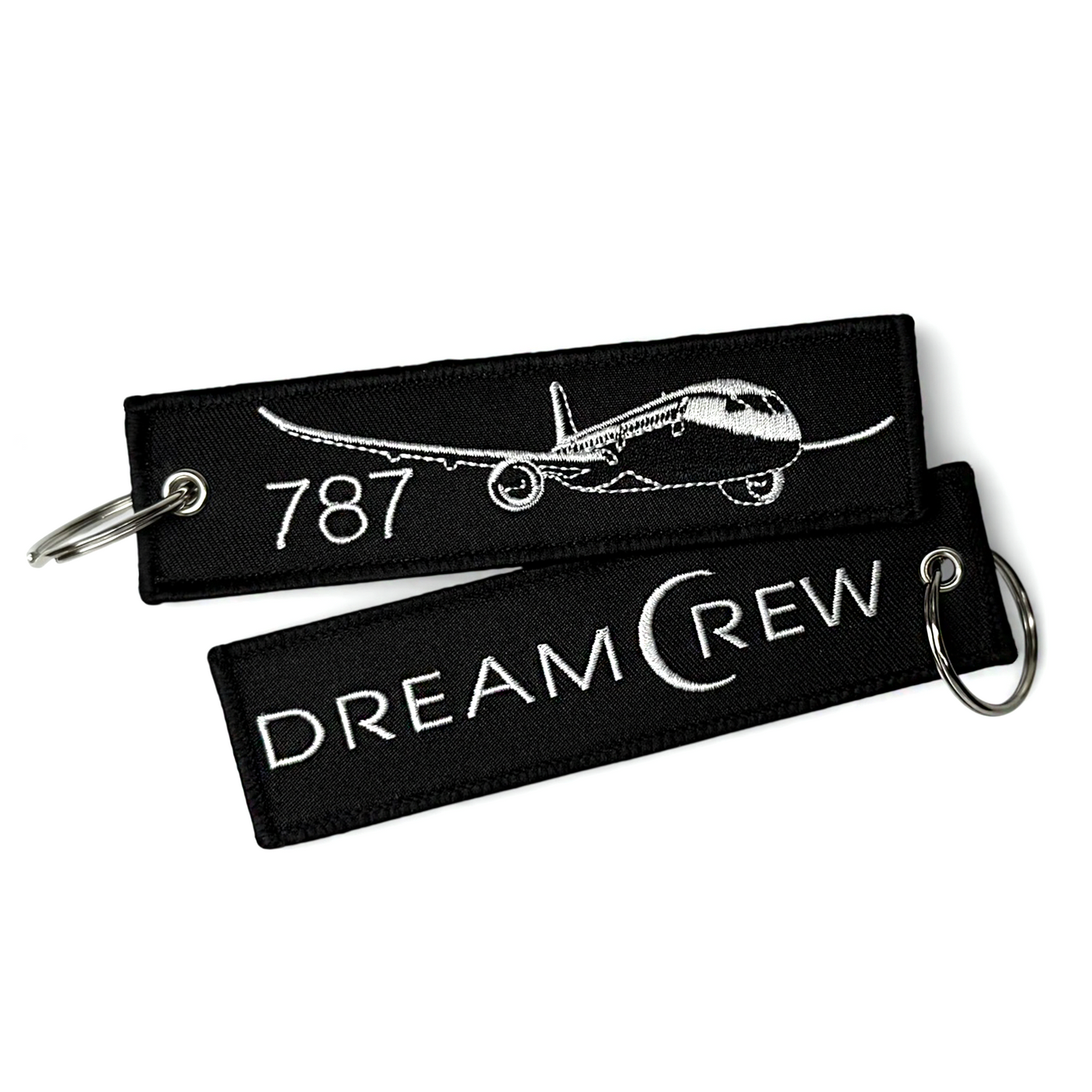 787 Dream Crew Embroidered Keyring
