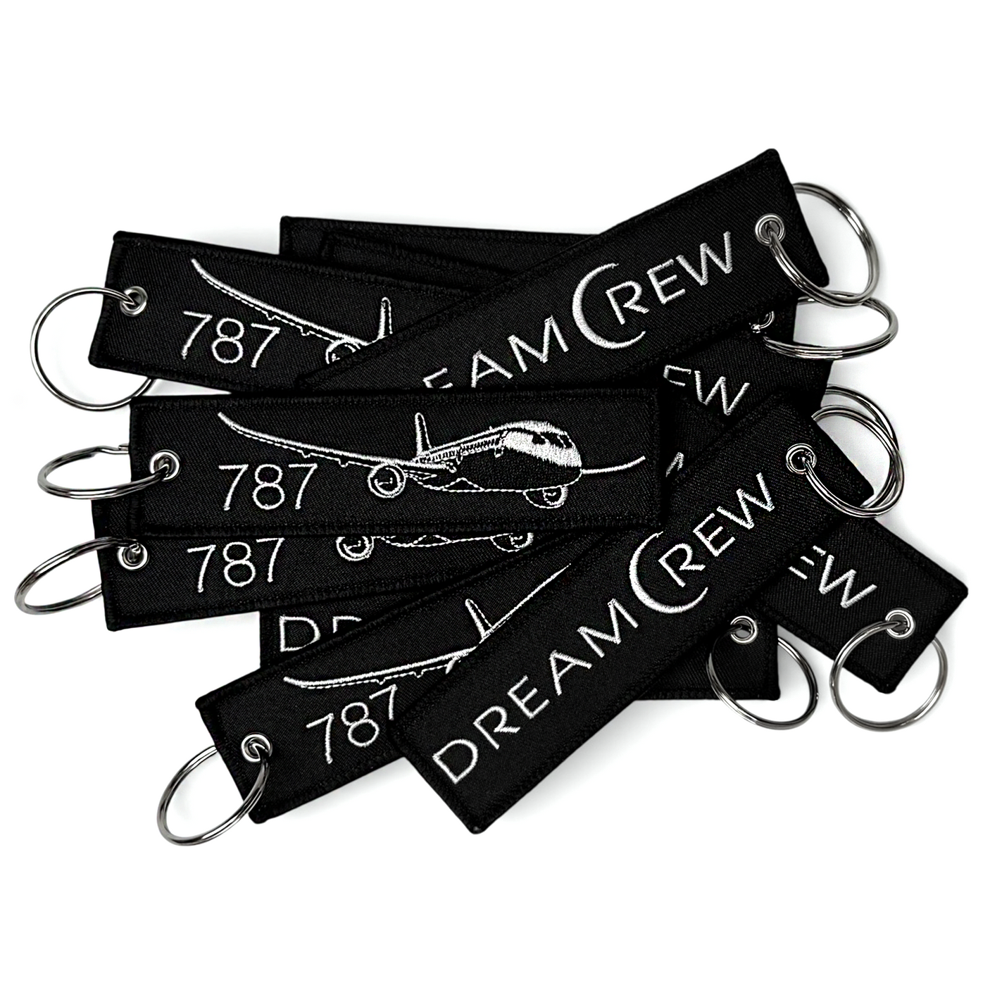 787 Dream Crew Embroidered Keyring