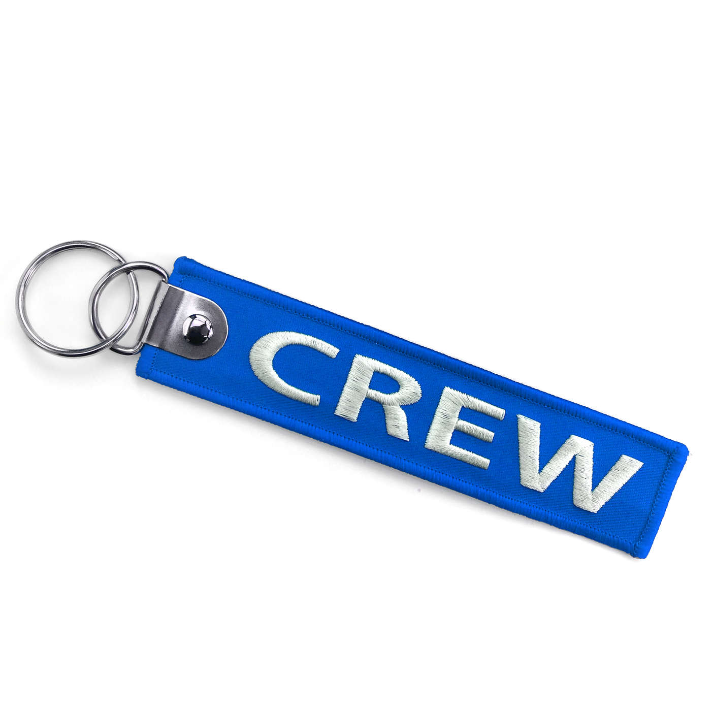 CREW Embroidered Buckle Keyring -ROYAL BLUE