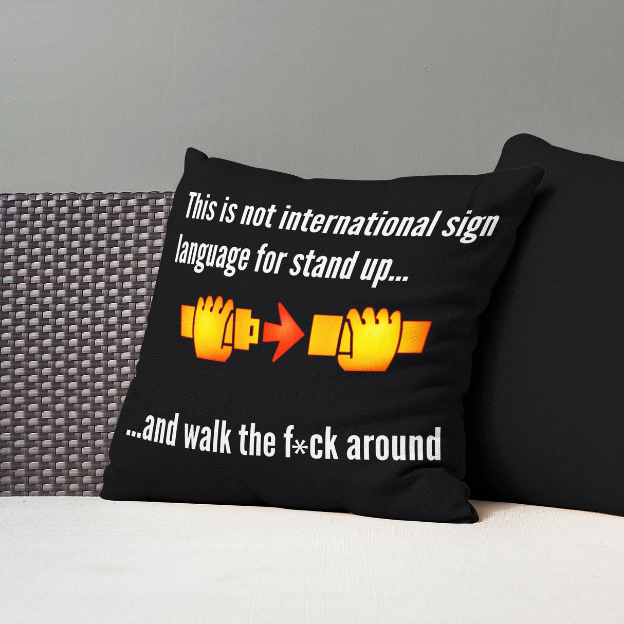 Seat-belt Funny Throw Pillow