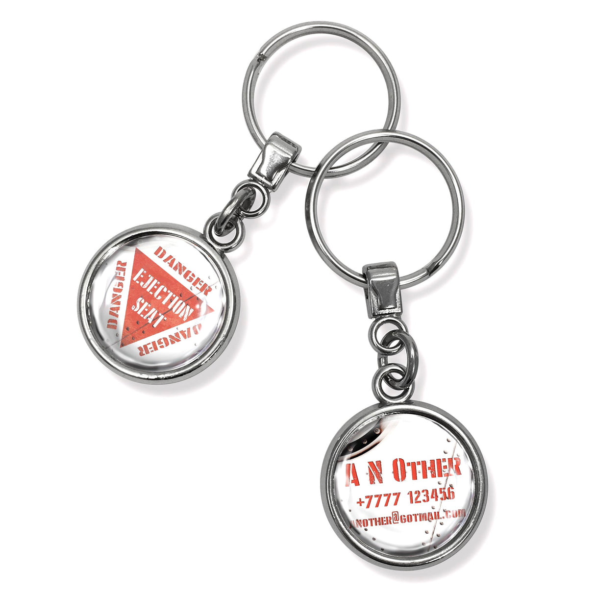 Ejection Seat Round Keyring