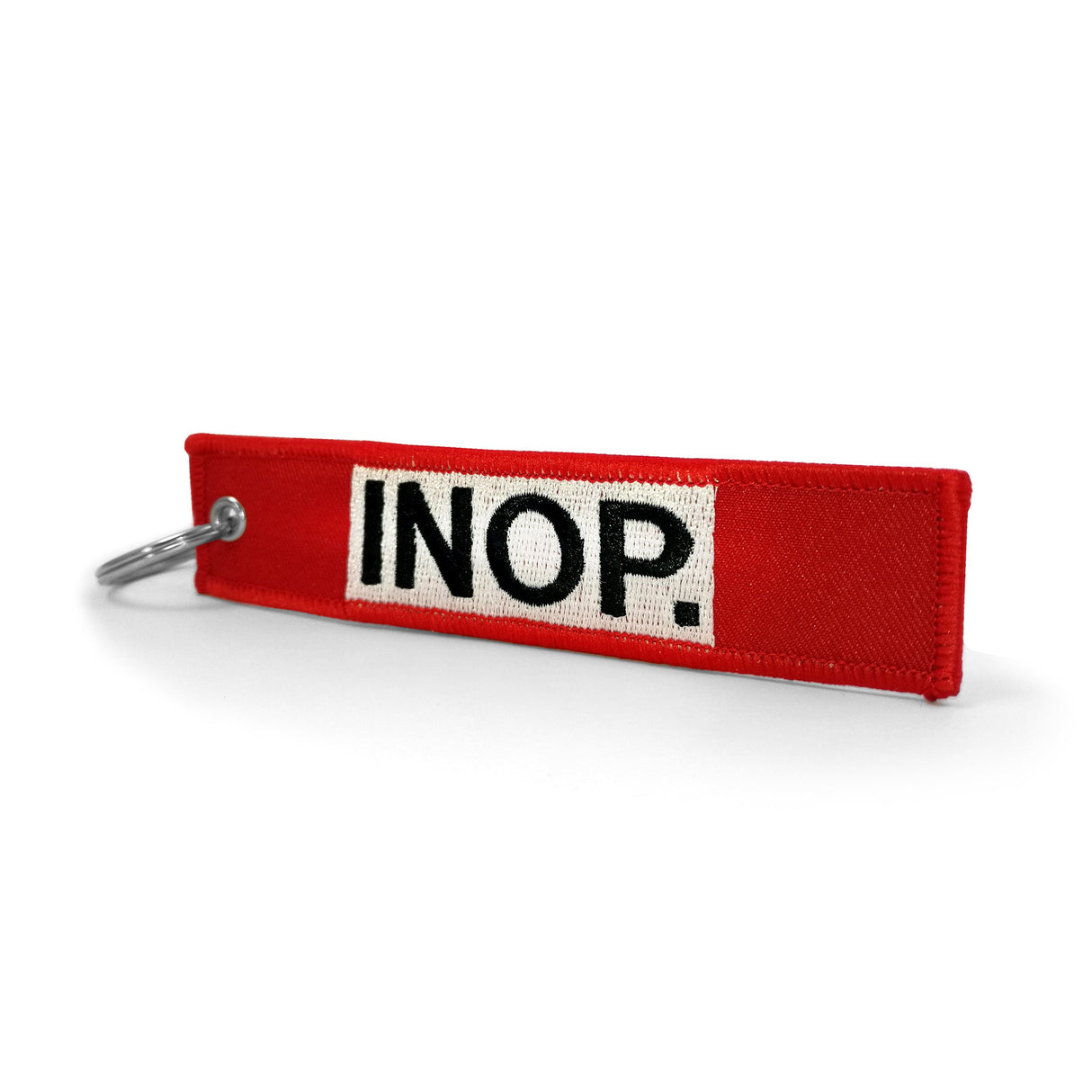 INOP Embroidered Keyring