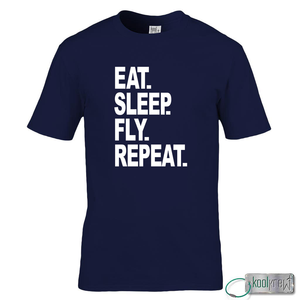 Eat Sleep Fly Repeat T-Shirt