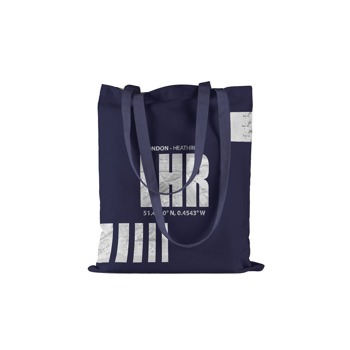 LHR Coordinates Canvas Bag