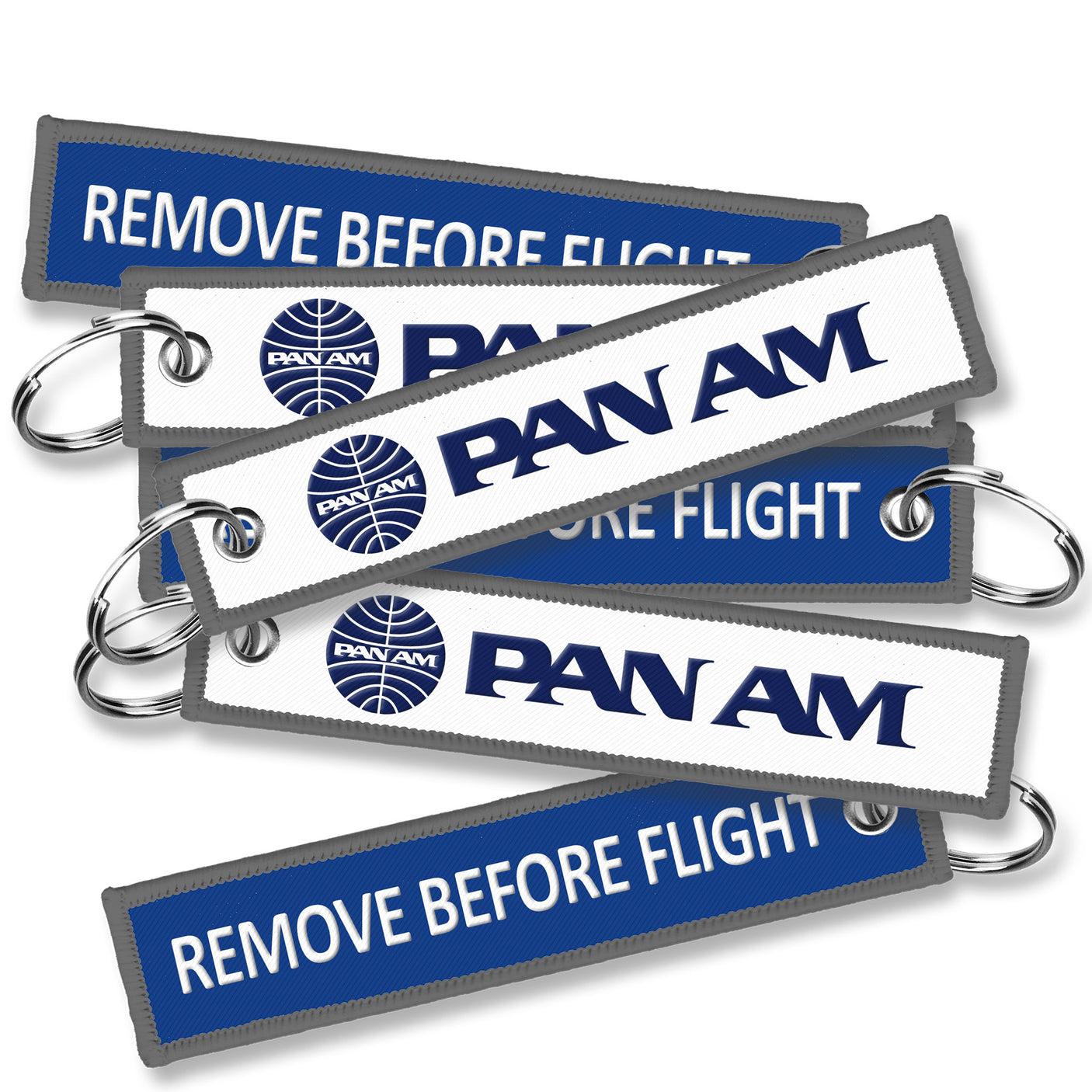 Pan Am Remove Before Flight Keyring