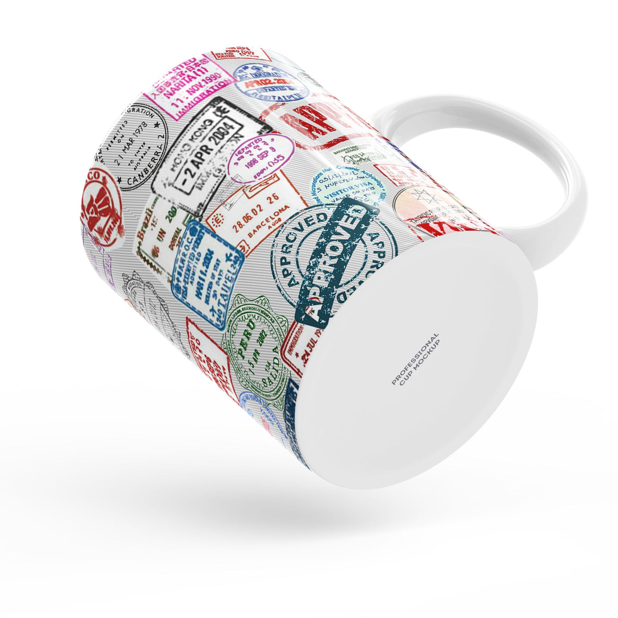 Visa Stamps Mug