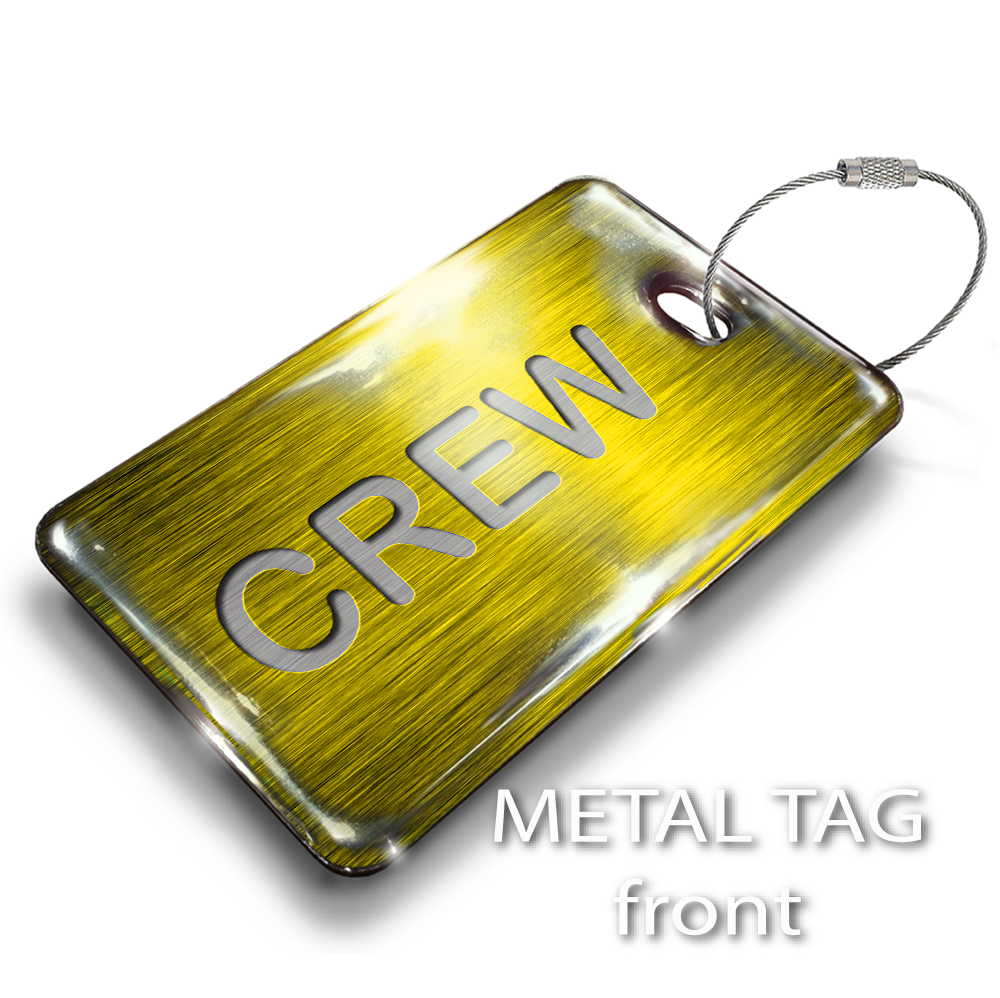CREW GOLD - LUGGAGE TAG