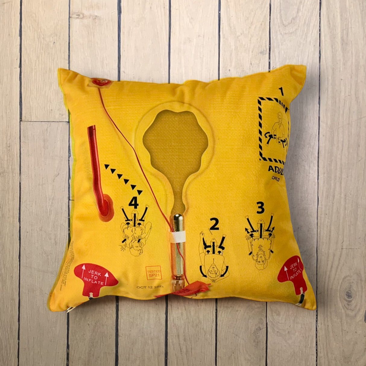 Life Vest Throw Pillow