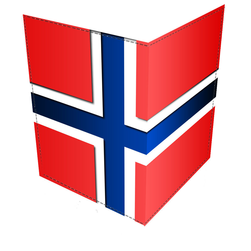 Norwegian Flag - Passport Cover