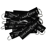 787 Dream Crew Embroidered Keyring