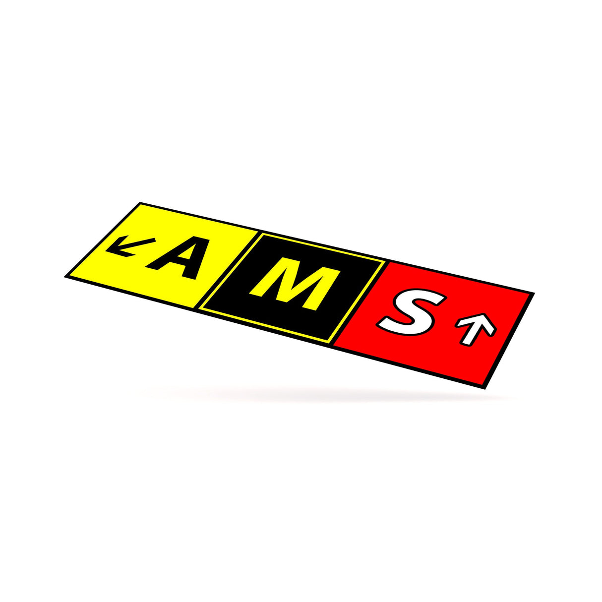 AMS Airport Code Sticker