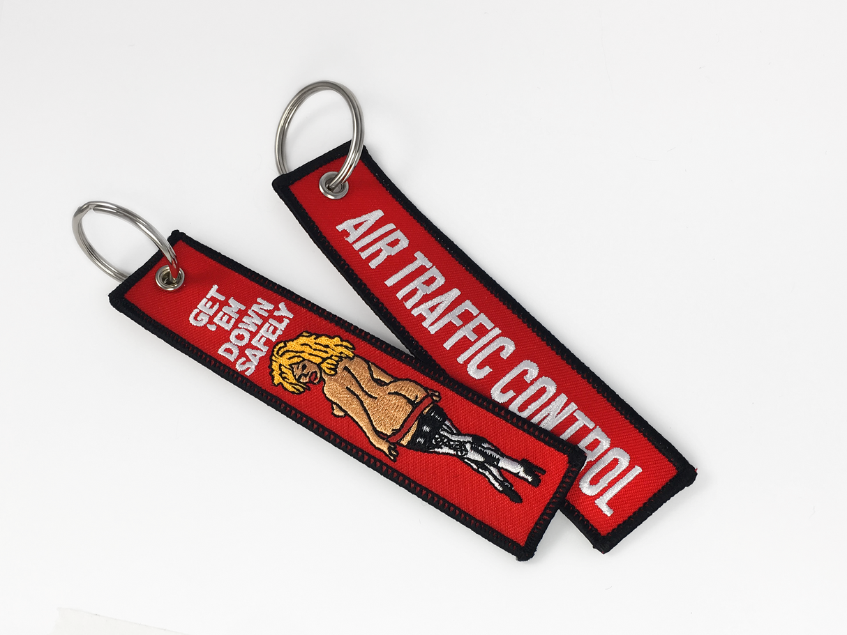 Air Traffic Control-Get 'Em down Safely Keyring