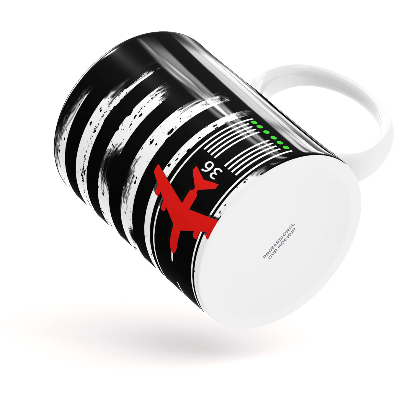 American Flag Runway Mug