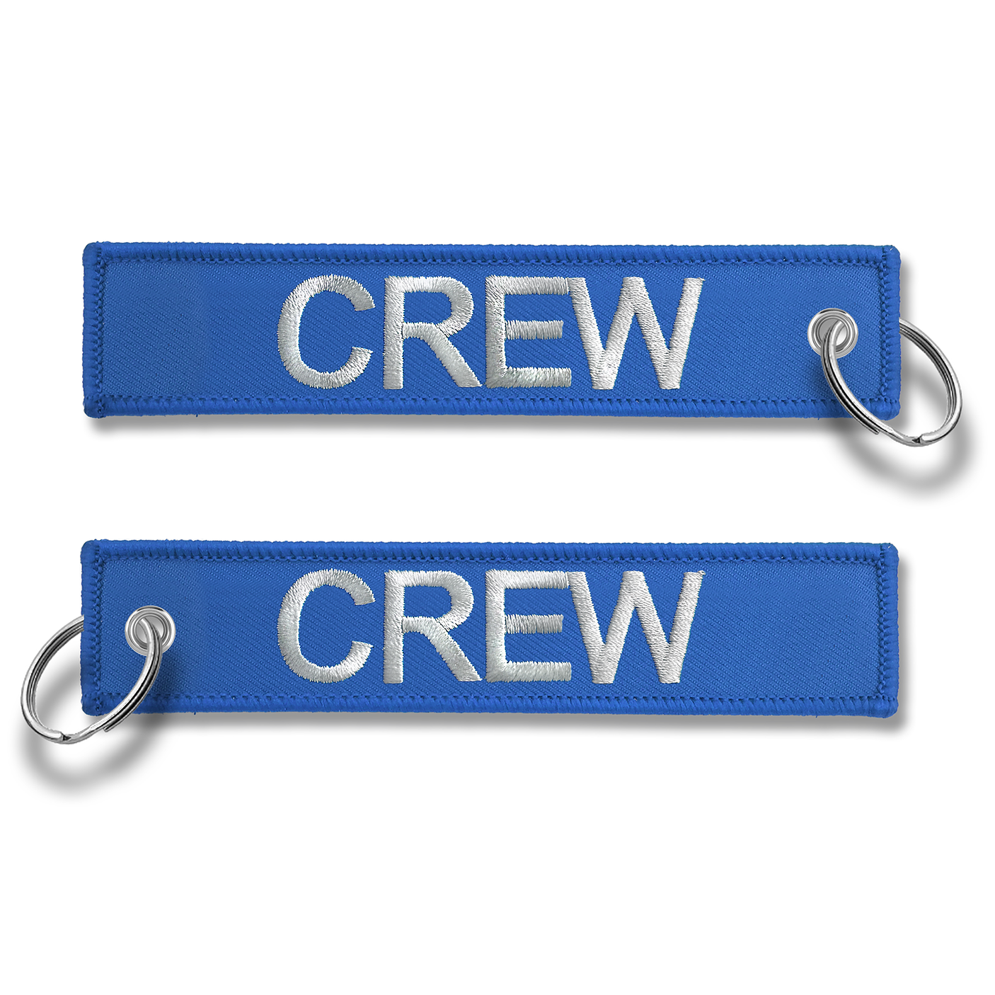 CREW Embroidered Buckle Keyring - OCEAN BLUE
