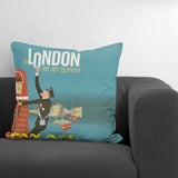 Pan Am Nostalgic Throw Pillow