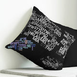 Airport Codes Throw Pillow