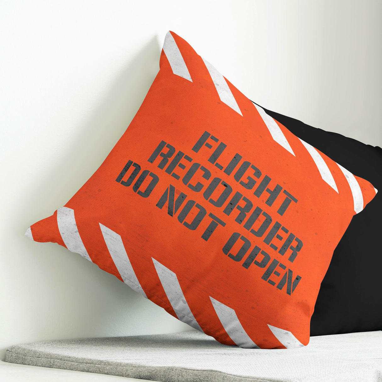 Flight Recorder Do Not Open Throw Pillow