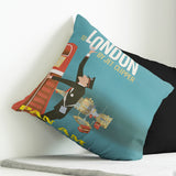 Pan Am Nostalgic Throw Pillow