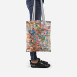 World Currency Canvas Bag