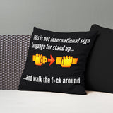 Seat-belt Funny Throw Pillow