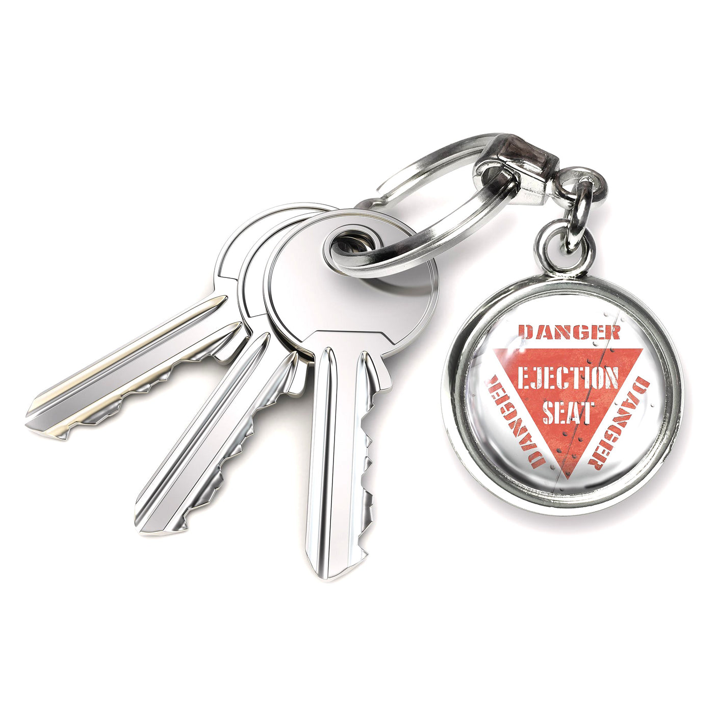 Ejection Seat - Metal Keyring