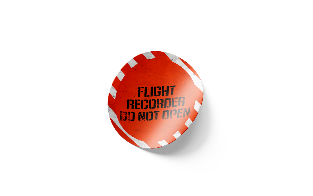 Flight Recorder Stickers