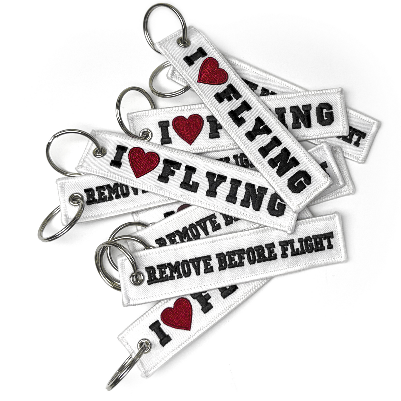 I Love Flying - Remove Before Flight Keyring