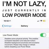 I'm Not Lazy Travel Mug