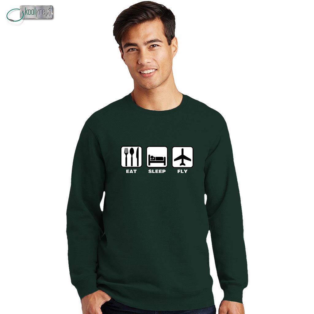 Eat Sleep Fly Sweatshirt