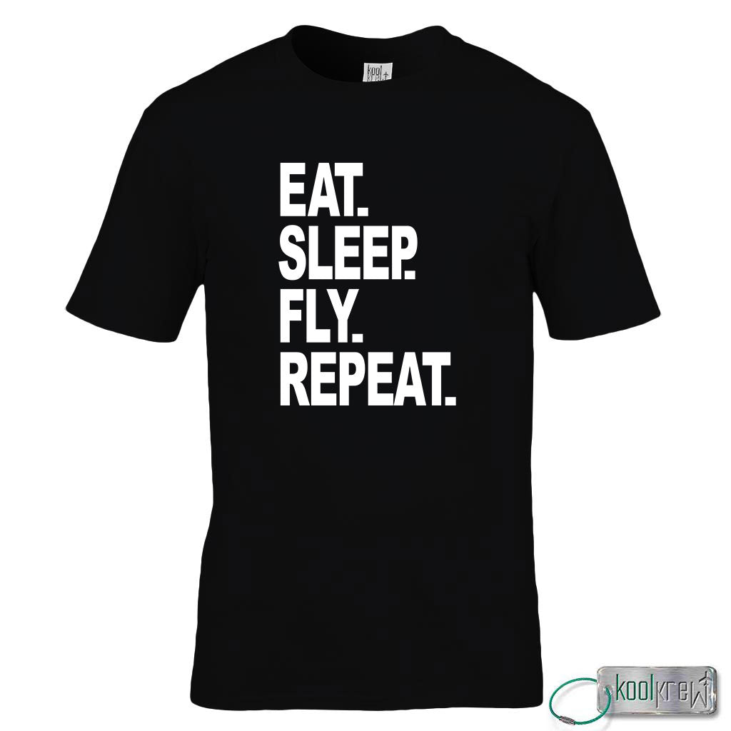 Eat Sleep Fly Repeat T-Shirt
