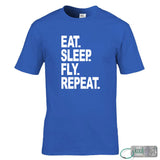 Eat Sleep Fly Repeat T-Shirt
