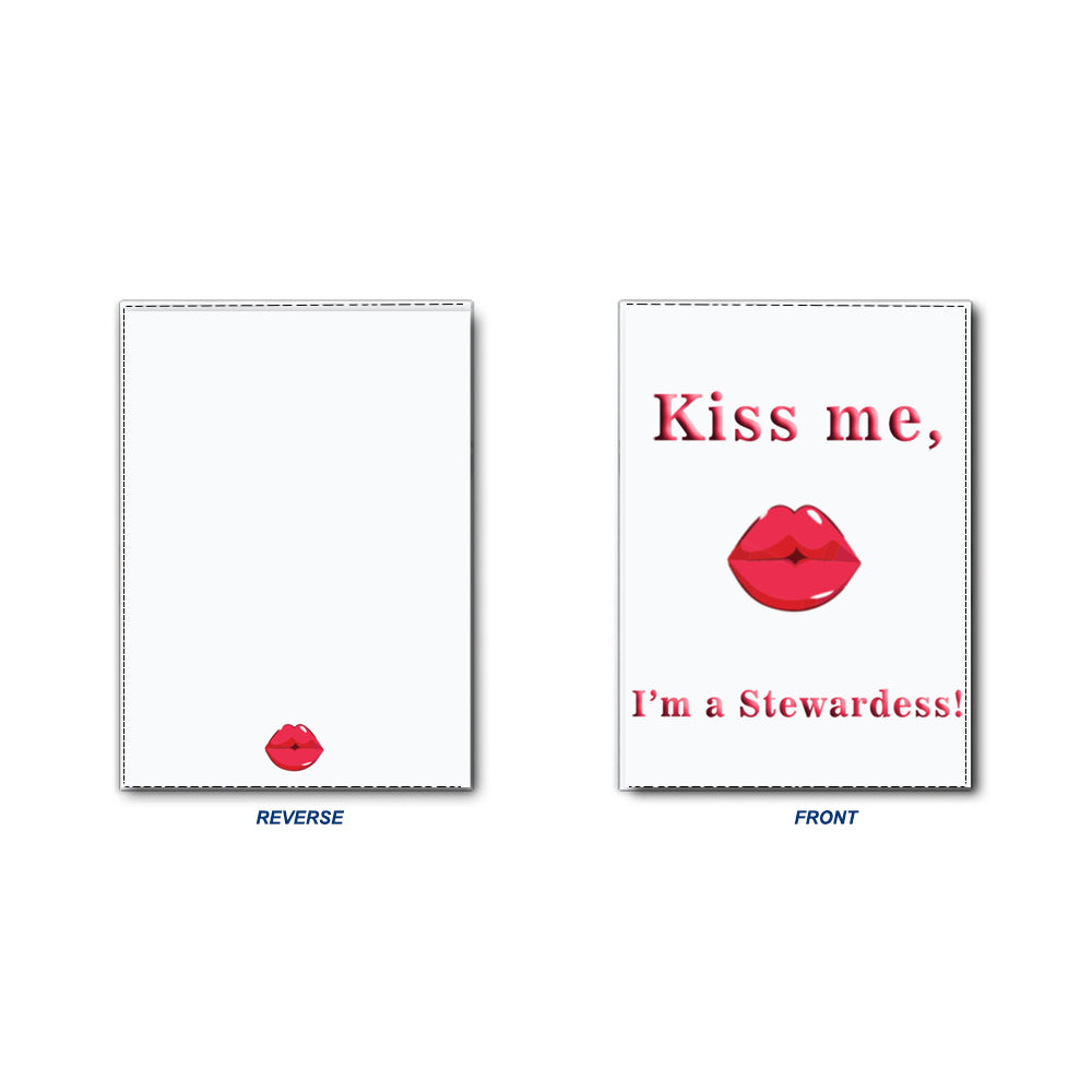 Kiss Me I'm A Stewardess! Passport Cover