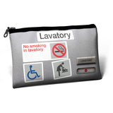 Lavatory Signage Cosmetic Pouch