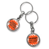 Flight Recorder Round Keyring