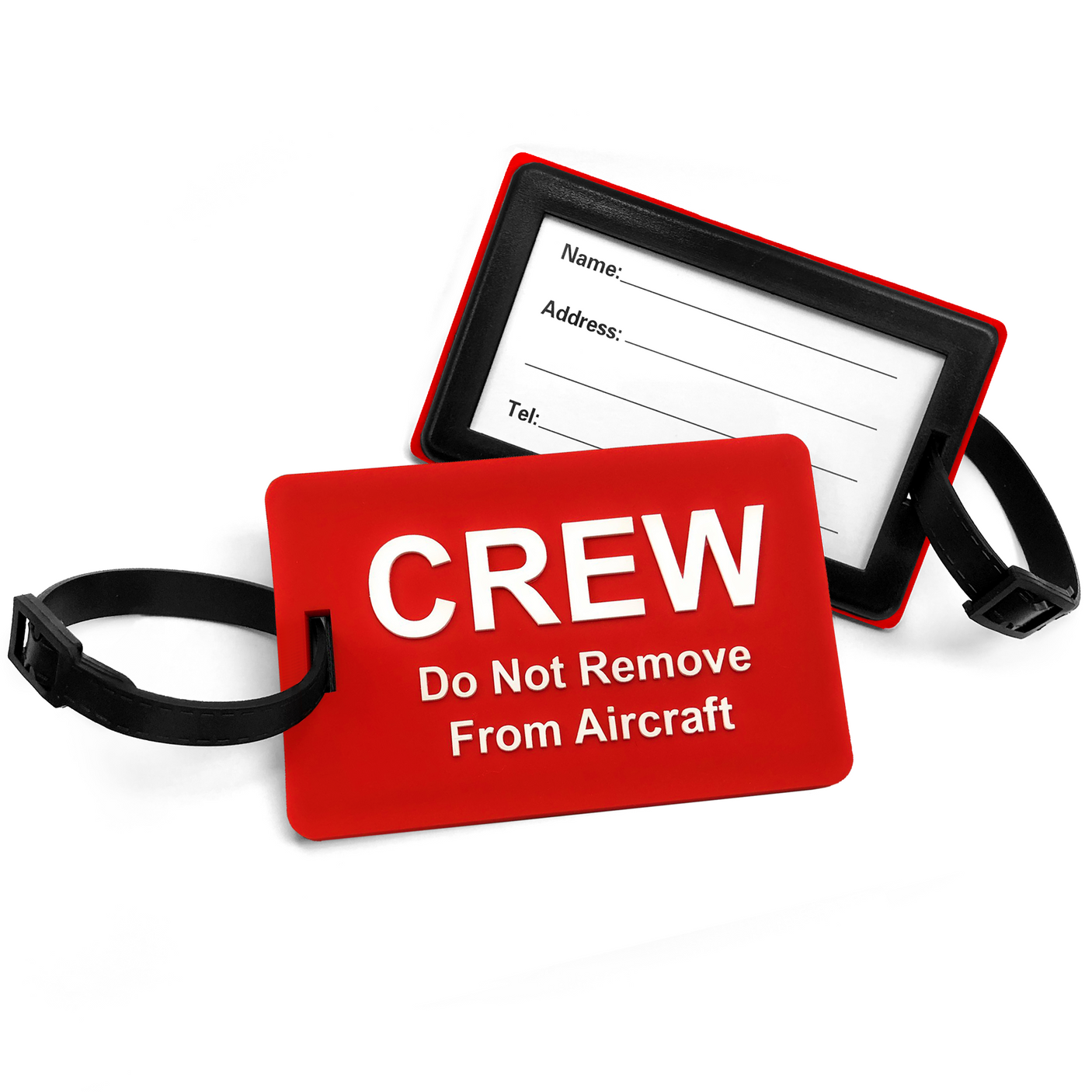 CREW - Do Not Remove From Aircraft Rubber Tag