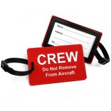 CREW - Do Not Remove From Aircraft Rubber Tag