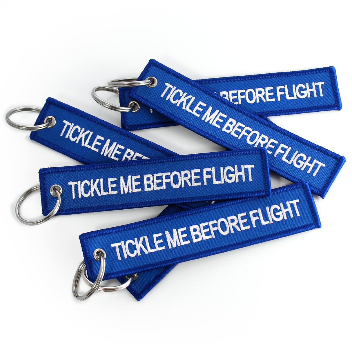 Tickle Me Before Flight-Keyring
