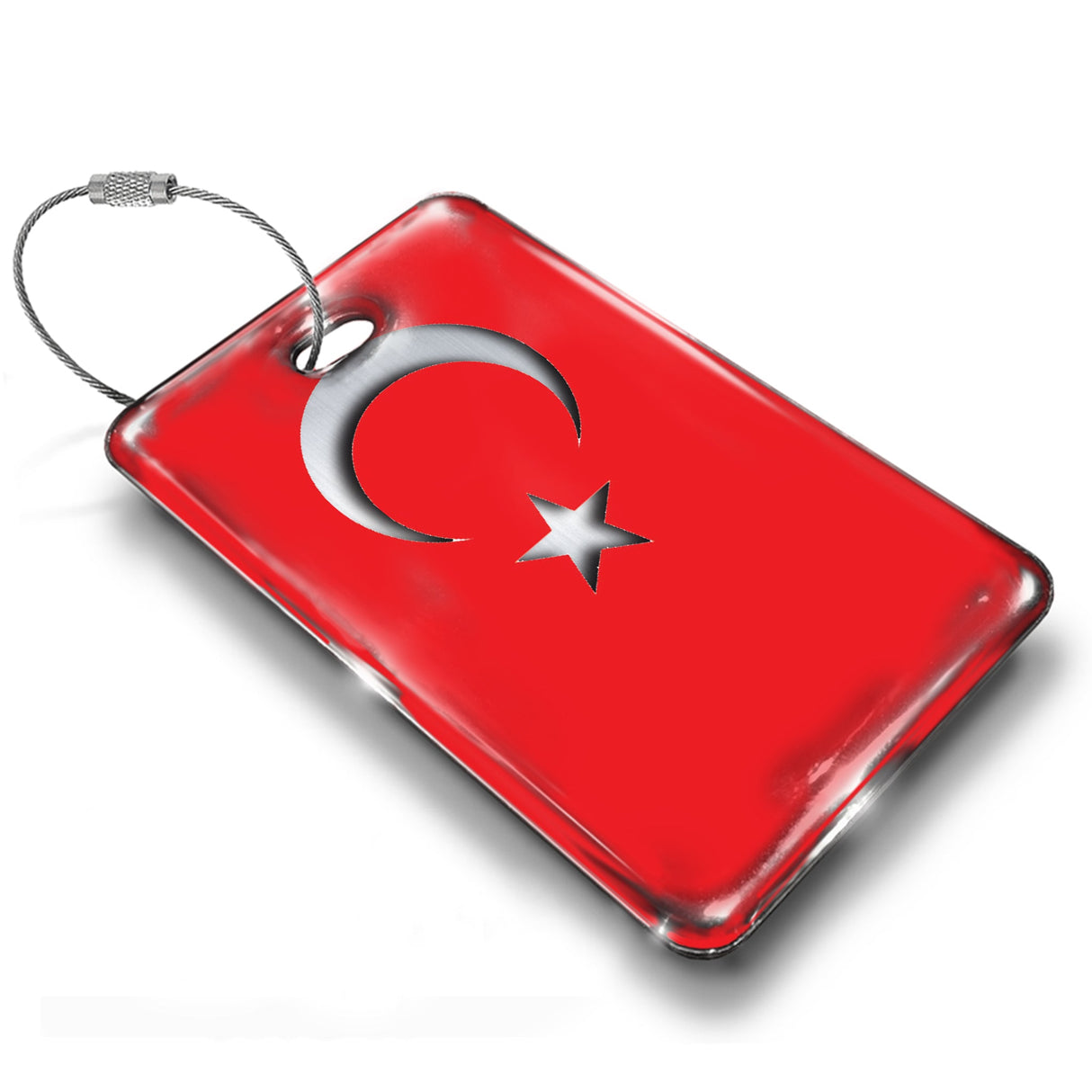 Turkey Flag-Silver