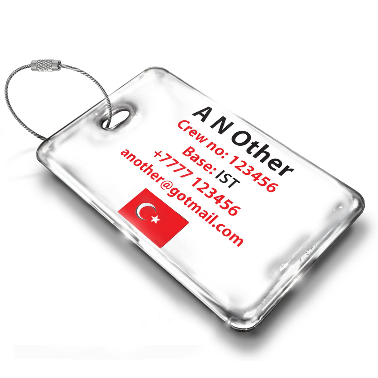 Turkey Flag-White
