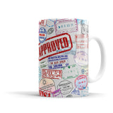 Visa Stamps Mug