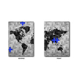 World Map Jigsaw - Passport Cover