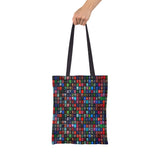 World Passport Theme Canvas Bag