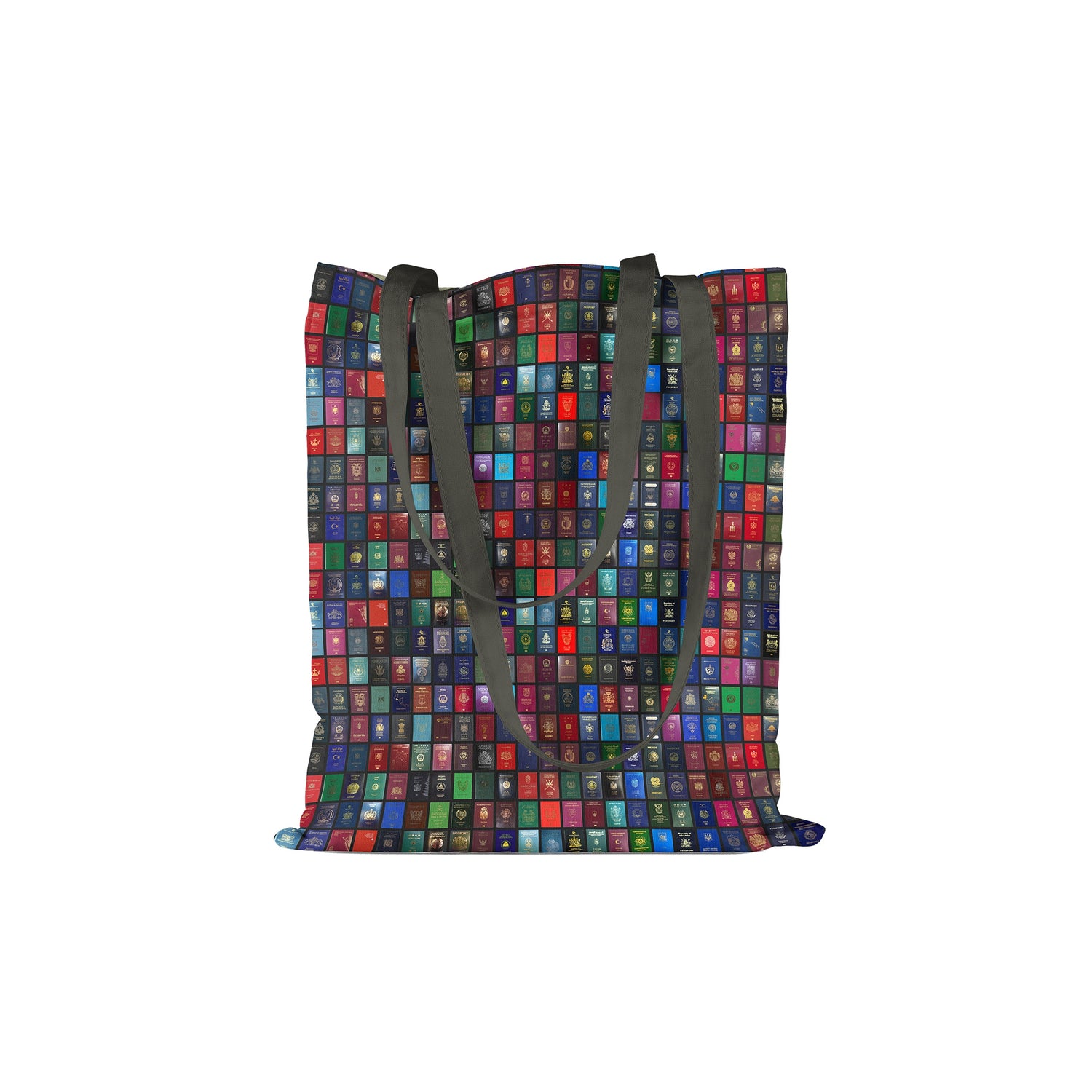 World Passport Theme Canvas Bag