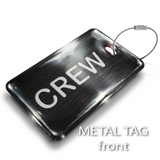 CREW BLACK - LUGGAGE TAG
