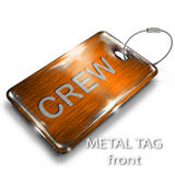 CREW ORANGE - LUGGAGE TAG
