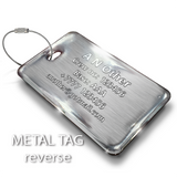CREW GREY - LUGGAGE TAG