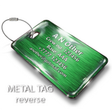 CREW GREEN - LUGGAGE TAG