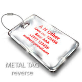 CREW WHITE - LUGGAGE TAG