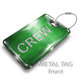 CREW GREEN - LUGGAGE TAG