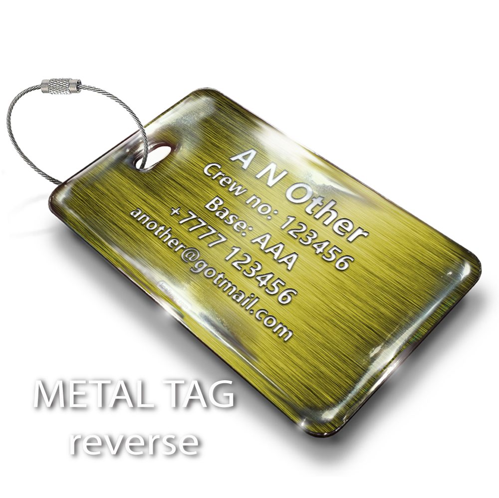 CREW GOLD - LUGGAGE TAG